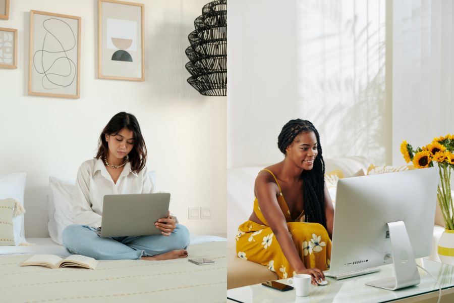 Remote Work in a Small Space vs Large Space
